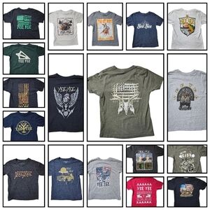YEE YEE Boys Shirts Sz XS - Lot of 18 tees